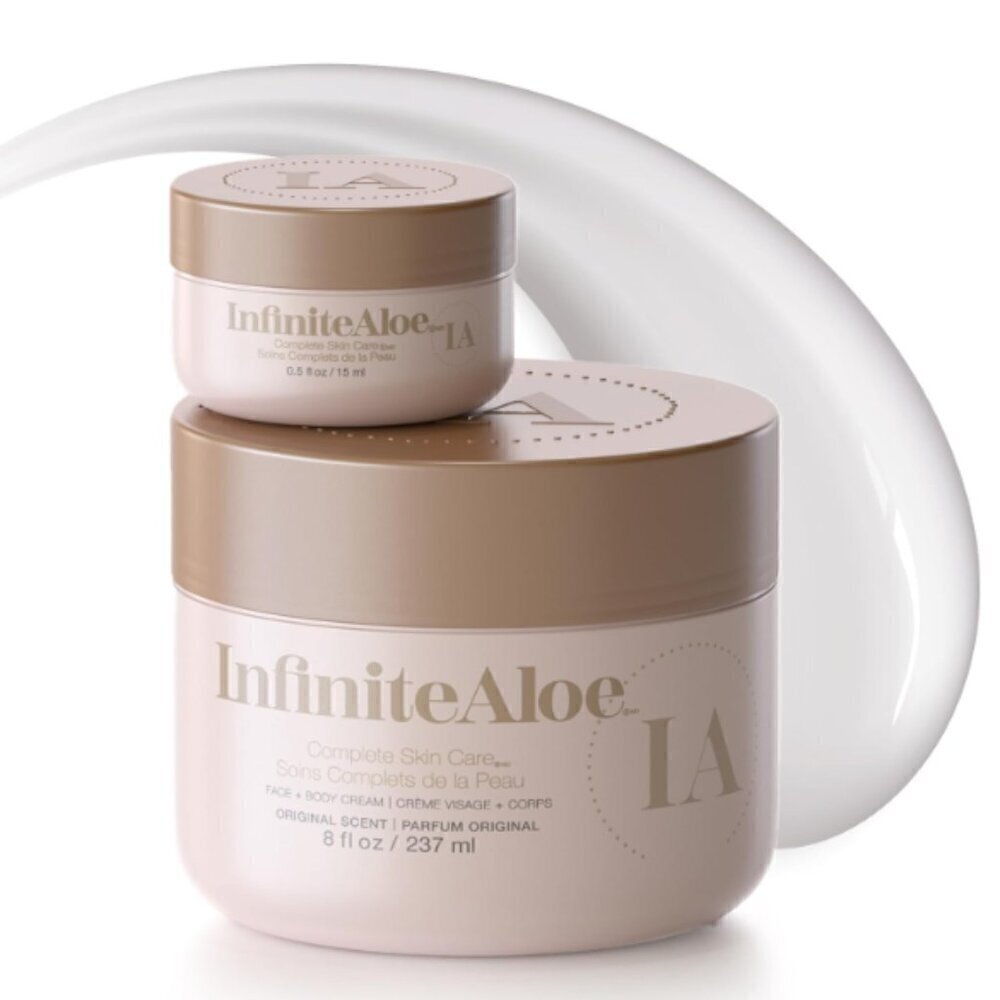 NEW! Infinite Aloe Everyday Hero Skincare Cream 8 OZ+ travel -Original Scent - Picture 5 of 14